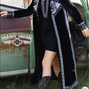 Crazy Train Velvet Duster